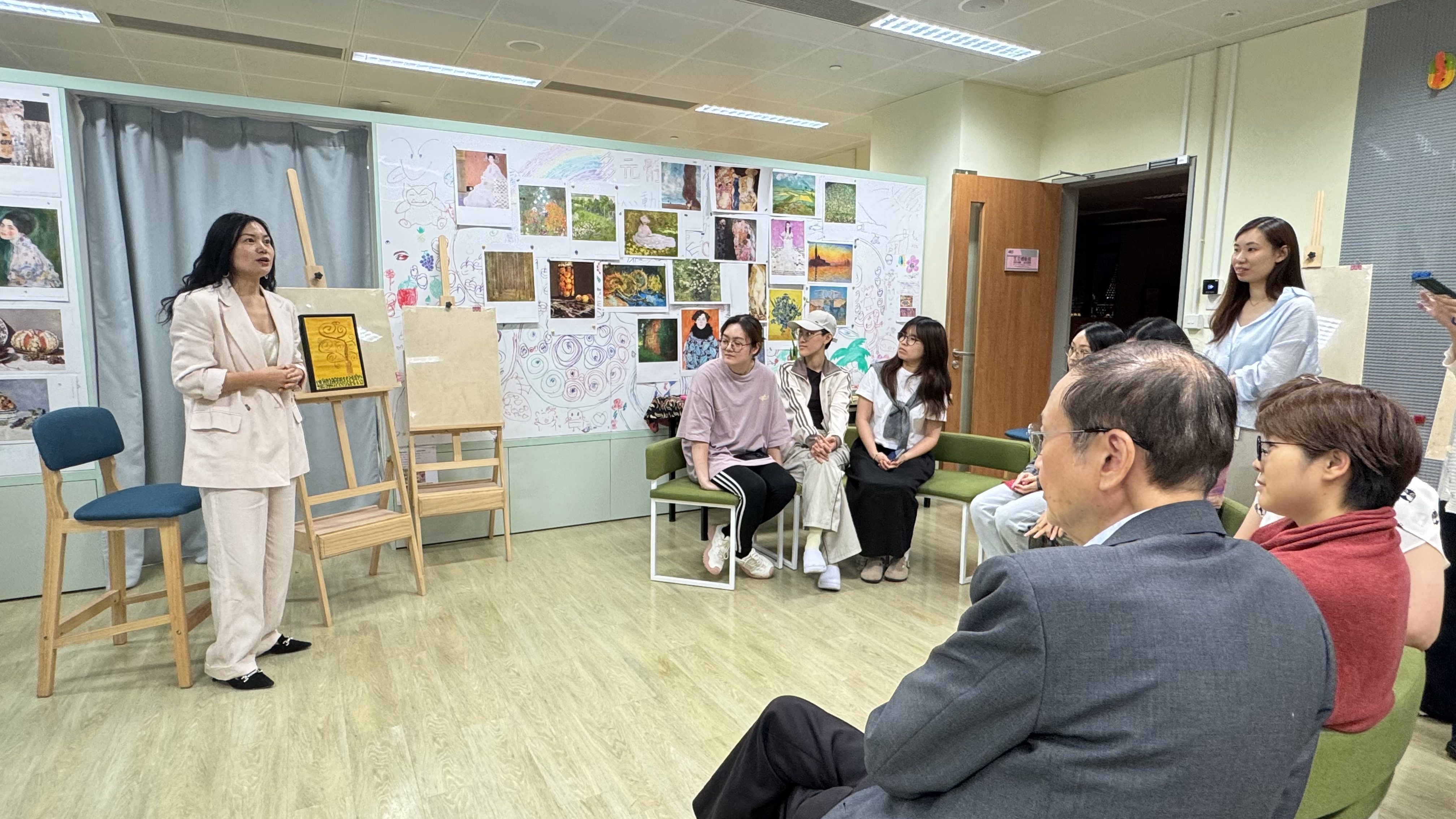 ▲學員作品展示